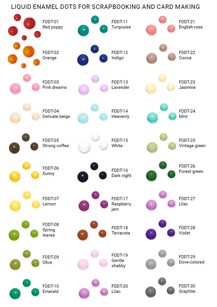 Емалеві кольорові краплини Дотси М'ятний 30 мл - фото 0