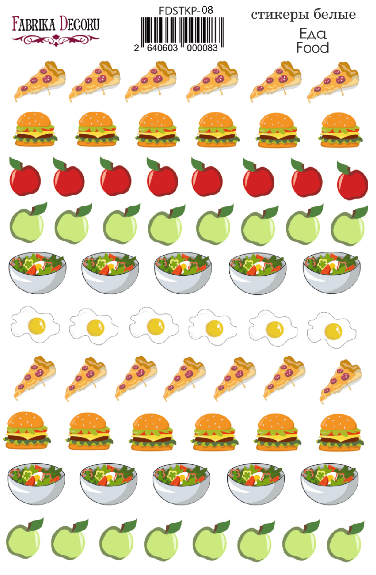 Planner stickers Food #08