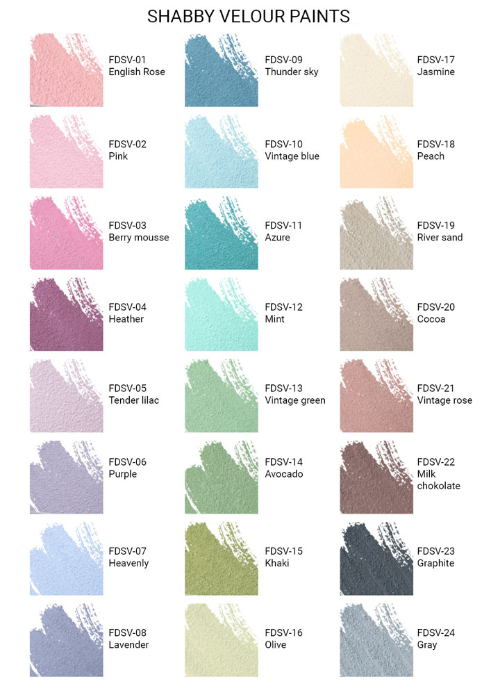 Краска шебби велюр Грозовое небо - Фото 3