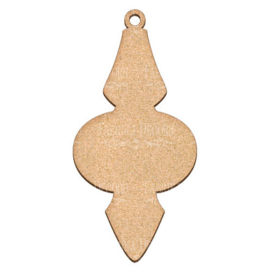 Blank for decoration New year tree toy 21, #452