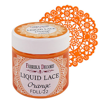 Liquid lace, color Orange, 150ml