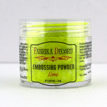 Embossing-Pulver Limette 20 ml