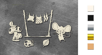 Spanplattenset Happy Mouse Day #793
