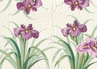 Decoupage napkin "Irises 2"