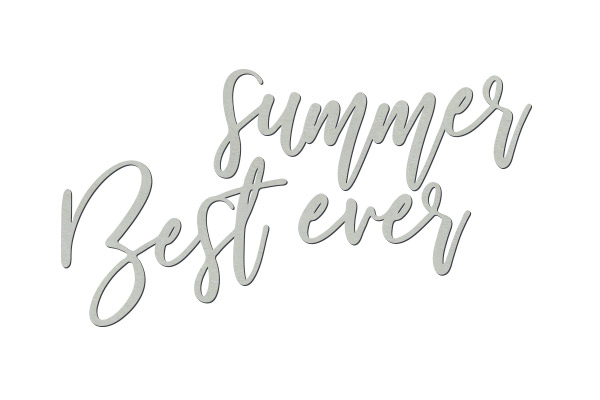 Chipboard "Best summer ever" #431 - foto 0