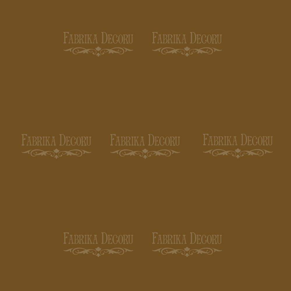 Лист двусторонней бумаги для скрапбукинга Brown aquarelle & Milk chocolat  #42-05 30,5х30,5 см - Фото 0