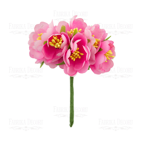 цветы жасмина нежно-розовые 6 шт