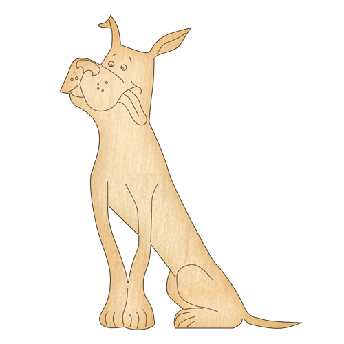 Figurka do kolorowania i ozdabiania, #49 "Dog" - Fabrika Decoru