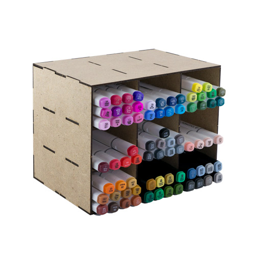 Desk organizer (constructor kit) for markers, brushes and writing utensils # 047 - foto 0