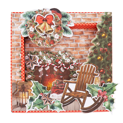 Greeting 3D cards DIY kit, "Bright Christmas" - foto 5