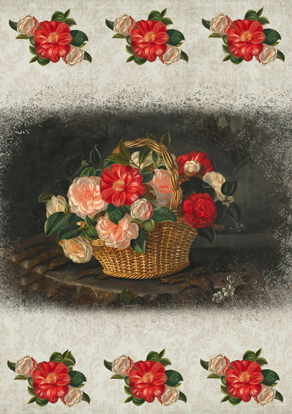 Decoupage-Karte #0259, 21cm x 29,7cm - Fabrika Decoru