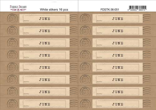 Set of stickers for journaling and planners #36-051