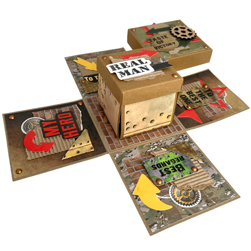 Magiczne pudełko na prezent, Magic Box, Zestaw DIY #20 - Fabrika Decoru