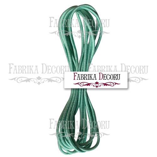 Elastyczny sznurek okrągły, kolor miętowy - Fabrika Decoru