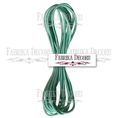 Elastic round cord, color Mint