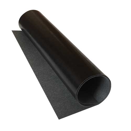 Stück PU-Leder Glänzend schwarz, Größe 70 cm x 25 cm - Fabrika Decoru