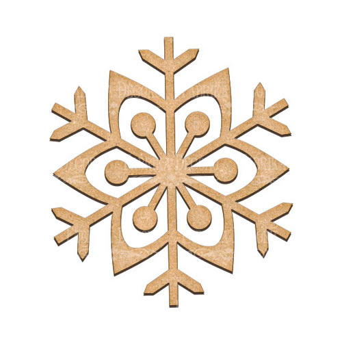  Art board Snowflake 18х20 cm