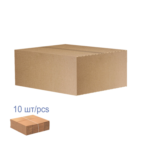Pudełko kartonowe do pakowania, 10 szt,  3-warstwowe, brązowe, 160 х 120 х 75 mm - Fabrika Decoru