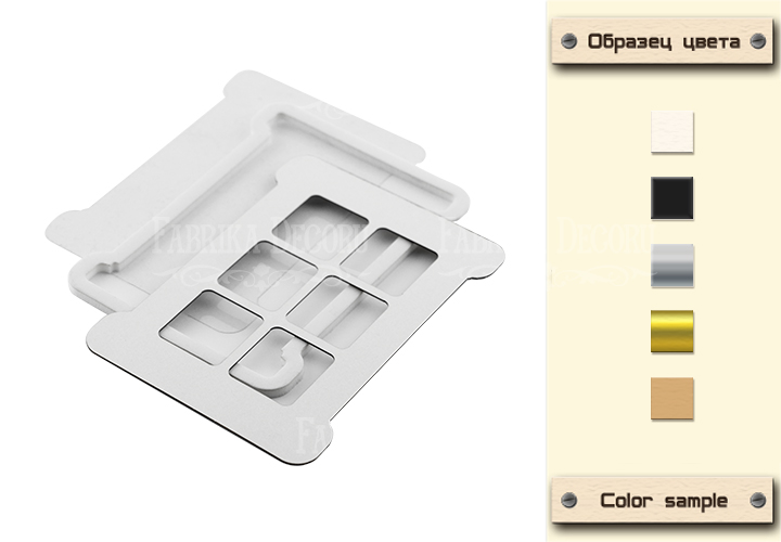 Заготовка для шейкера "Window" 13,3х9,5 color_Milk