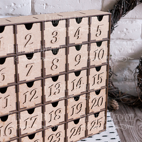 Kalendarz adwentowy katolicki na 25 dni, DIY zestaw #097 - foto 1  - Fabrika Decoru