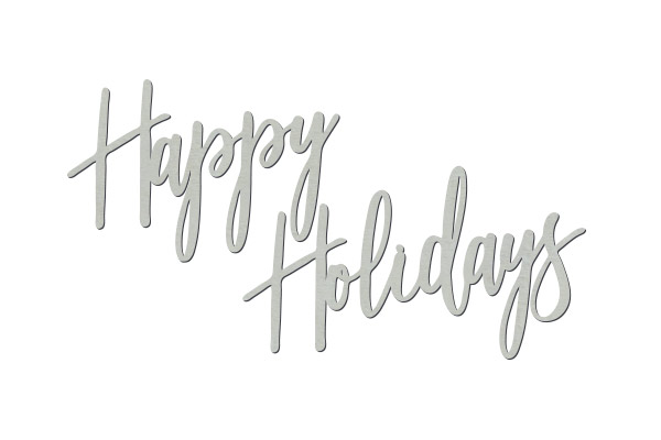 Chipboard "Happy Holidays" #460 - foto 0