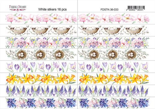 Set of stickers for journaling and planners #36-033