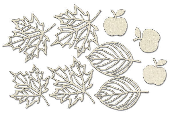 Chipboard embellishments set, "Cool school 2" #161