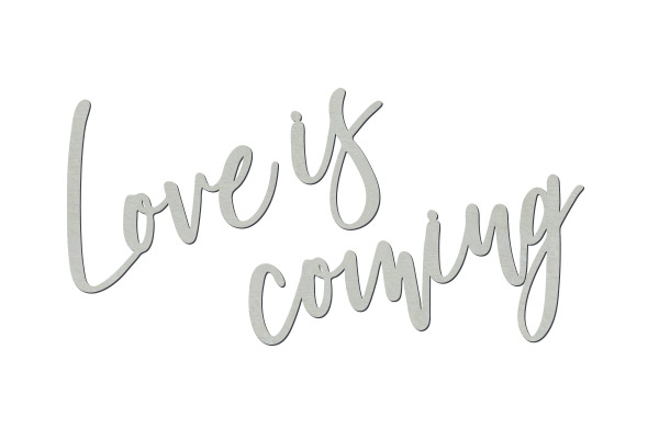 Spanplatte "Love is coming" #400 - foto 0  - Fabrika Decoru