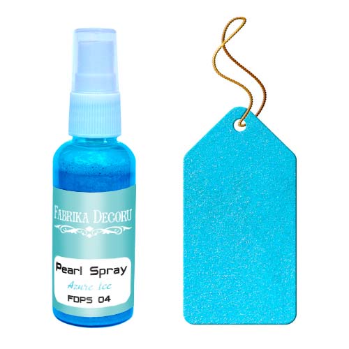 Perłowy spray, kolor Zamrożony błękit, 50ml - Fabrika Decoru