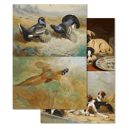 животные и птицы фабрика декору