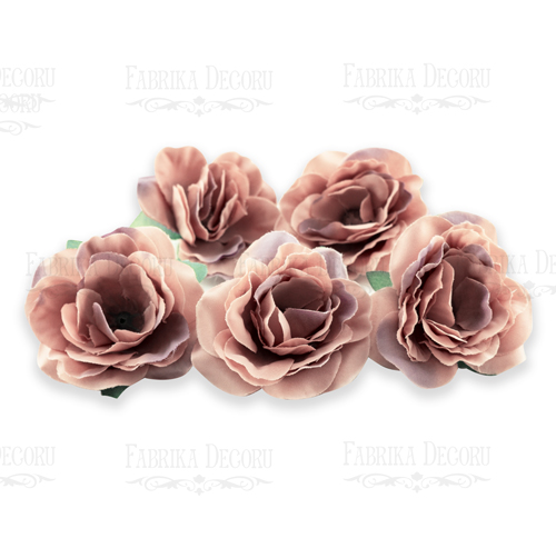 Różowe kwiaty, kolor Vintage różowy, 1 szt. - Fabrika Decoru