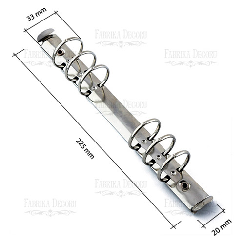 Metall-Spiral-Ringbuch A5 Silber - foto 0  - Fabrika Decoru