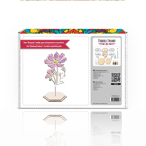 Art Stained Glass Kit "Summer Petals", for painting by numbers - foto 2