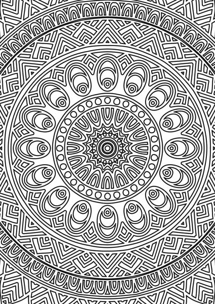 Overlay "Großes Mandala" 21х29,7 сm - Fabrika Decoru