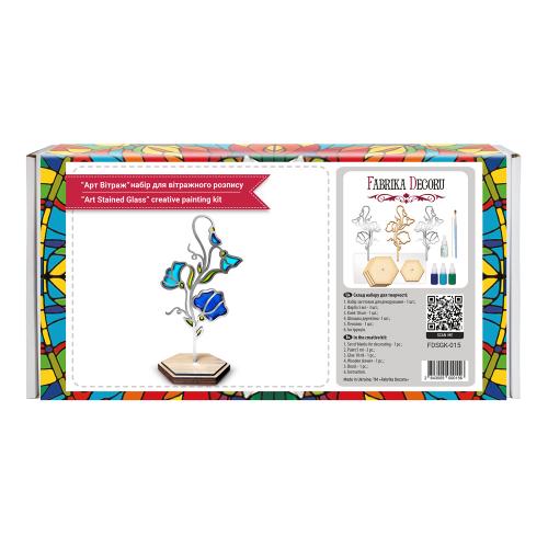 Art Stained Glass Kit "Лісовий дзвіночок", for painting by numbers - foto 0