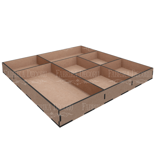 Mixbox-Organizer 7 Zellen, 30х30x3,3sm - Fabrika Decoru