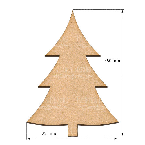  Art board Pine tree 25,5х35 cm - foto 0