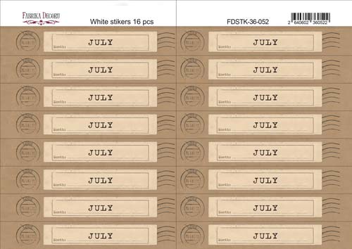 Set of stickers for journaling and planners #36-052