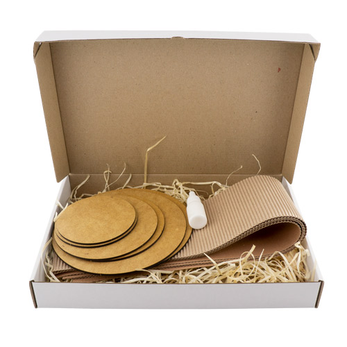 Set of gift boxes Kraft in Eco style, Circle-1, #10 - foto 1