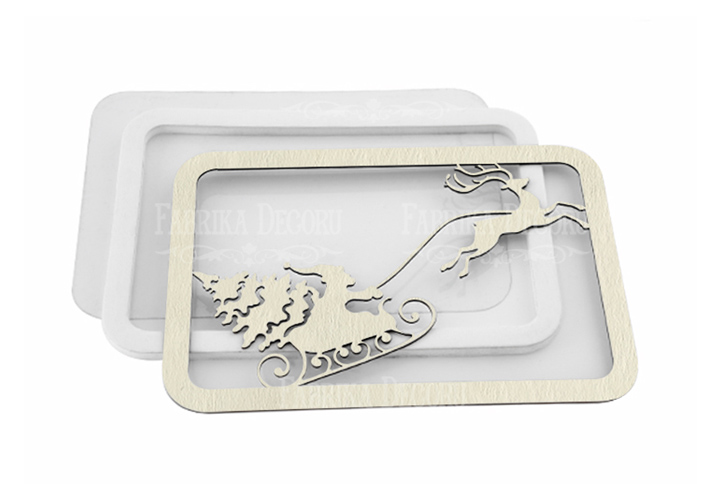 Streuer-Maß-Set "Weihnachtsmann" 11,6x7,6 cm - Fabrika Decoru