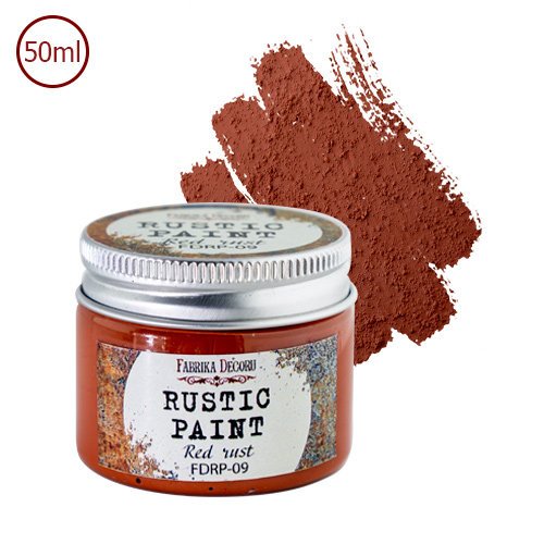 Rustic paint Red rust