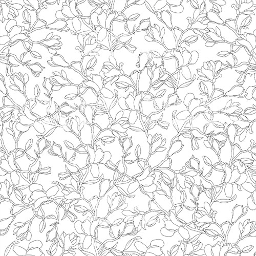 Blatt doppelseitiges Papier für Scrapbooking Magnolia in Bloom #24-04 12"x12" - foto 0  - Fabrika Decoru