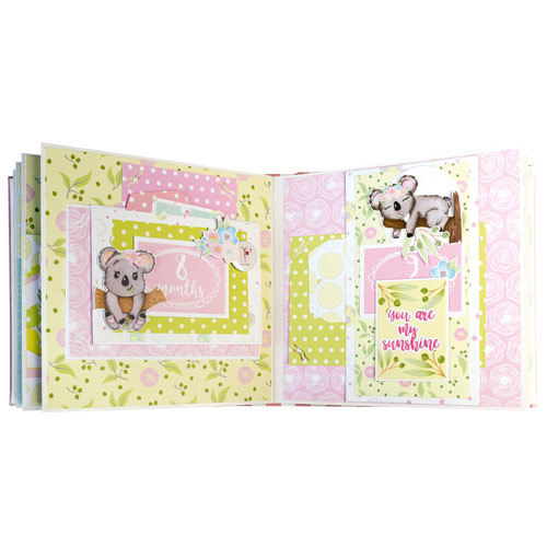 Kinderalbum für Scrapbooking "Puffy Fluffy girl", DIY-Kreativset, 20cm x 20cm, #03 - foto 5  - Fabrika Decoru