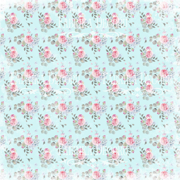 Doppelseitiges Scrapbooking-Papierset Shabby Garden 20 cm x 20 cm, 10 Blätter - foto 7  - Fabrika Decoru