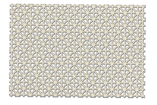 Chipboard embellishments set, "Background grille" #086