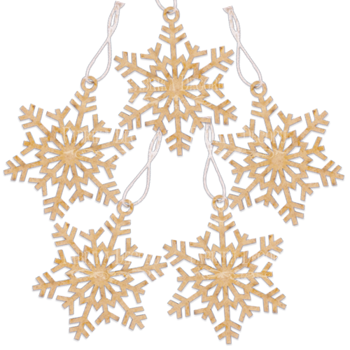 Rohling für Dekoration "Snowflakes-1" #186 - Fabrika Decoru