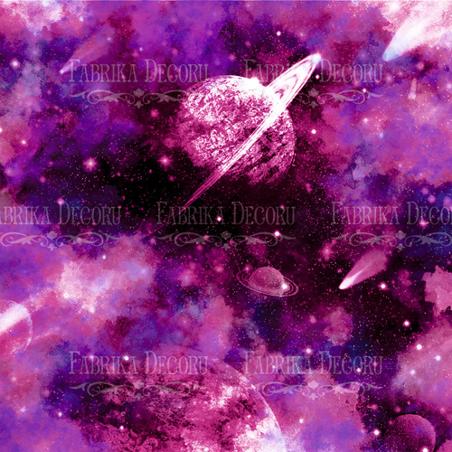 Doppelseitiges Scrapbooking-Papierset Mystical Space 20 cm x 20 cm, 10 Blätter - foto 9  - Fabrika Decoru