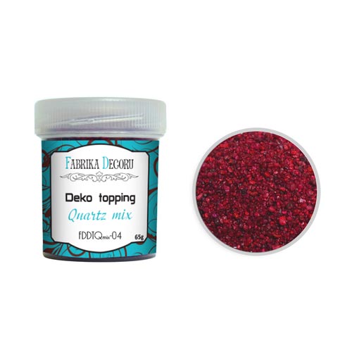 Deko-Topping Quarzmischung Ruby 40 ml - Fabrika Decoru