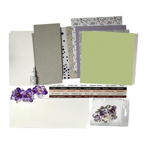 Kit for creating 5 cards “Floral Sentiments” 10 x 15cm - foto 2