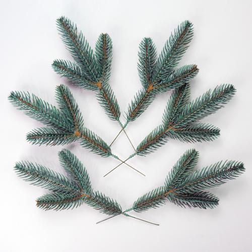 Set of artificial Christmas tree branches Azure Blue maxi 6 pcs